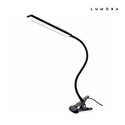 Lampe de bureau flexible à pince – éclairage LED réglable